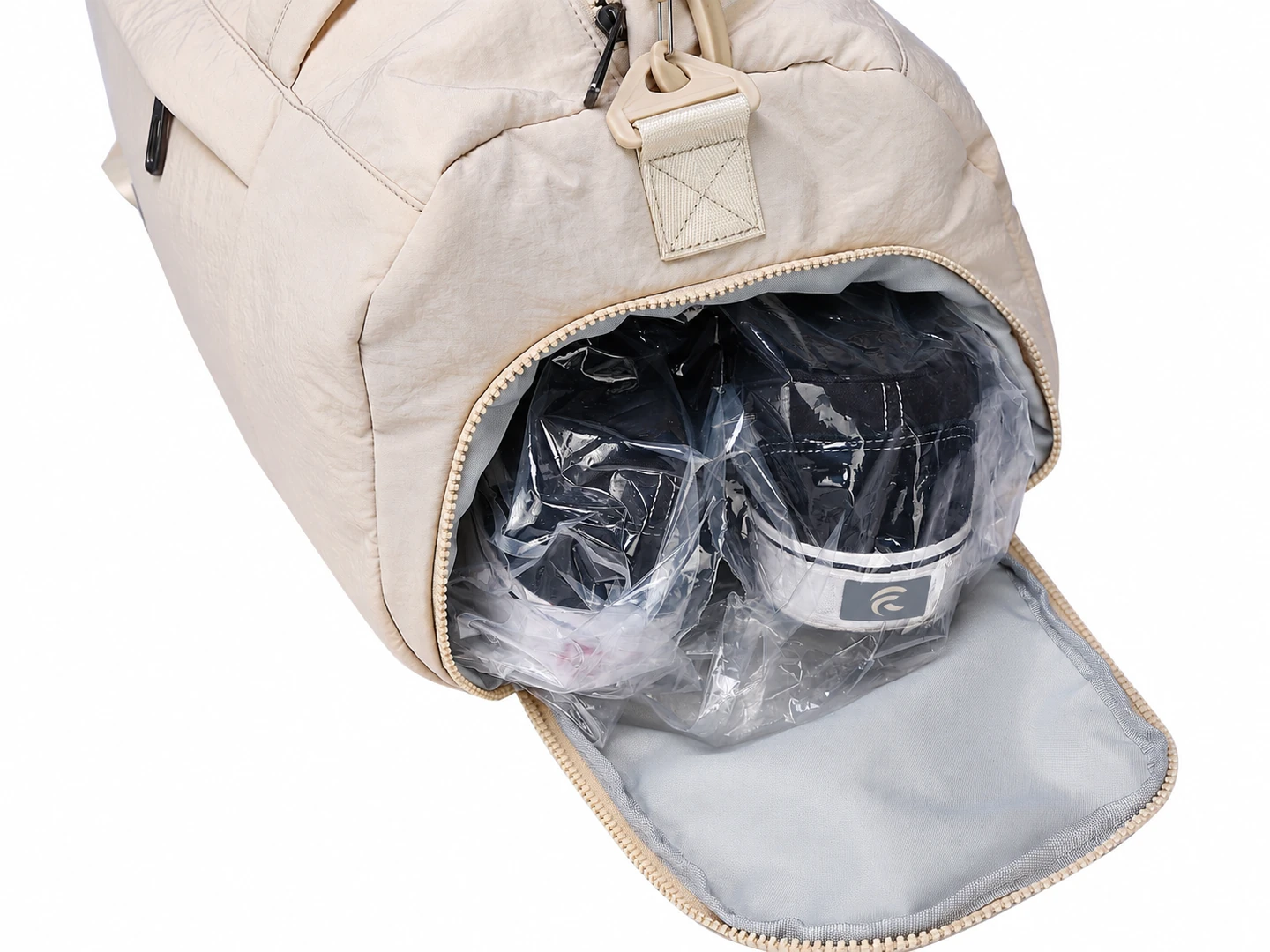 OEM Travel Duffel Bag — Side compartment detail